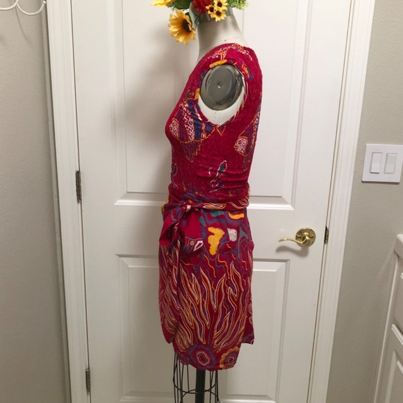 NWOT - Tropical Print Sarong & Elasticized Top - Picture 4 of 16